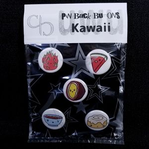 Kawaii Food Pin Set